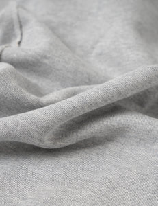 Reverse Zip Hoodie - Heather Grey