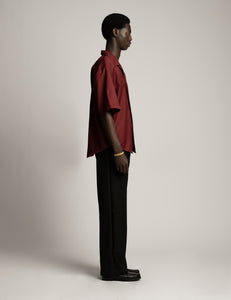 Fresco Lana Shirt - Burgundy