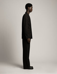 Fresco Lana Suit Jacket - Black