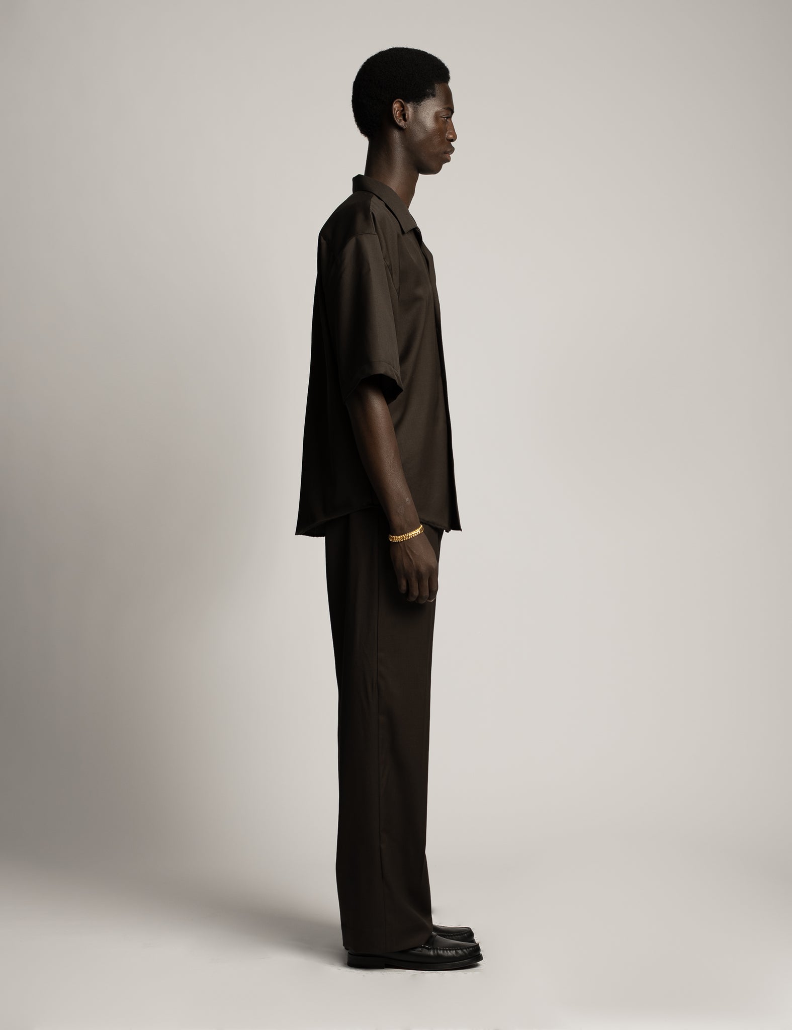 Fresco Lana Shirt  - Brown