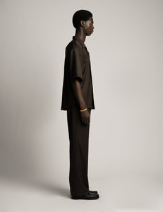 Fresco Lana Shirt  - Brown