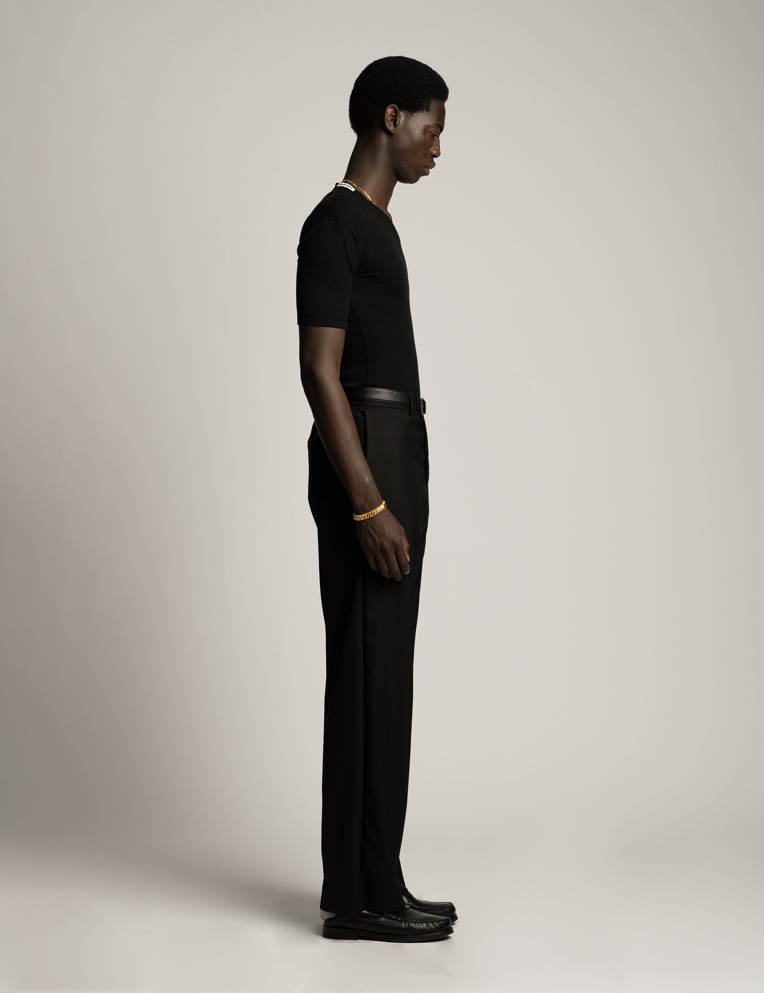 V-Neck Tee - Black