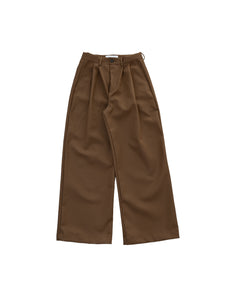 Marinaio Double Pleated Trousers - Tobacco