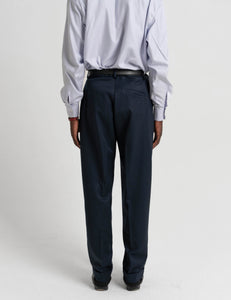 Classic Wool Trousers - Navy