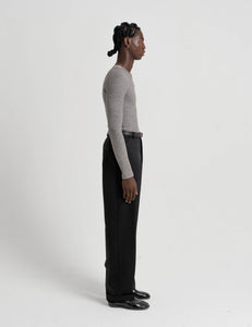 Classic Wool Trousers - Black