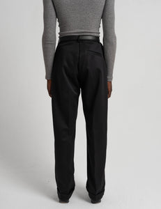 Classic Wool Trousers - Black
