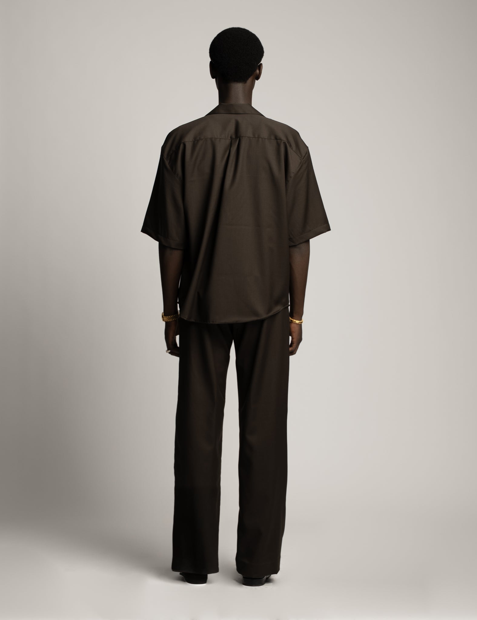 Fresco Lana Shirt  - Brown