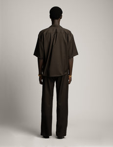 Fresco Lana Shirt  - Brown