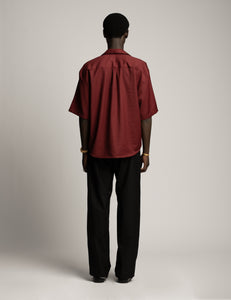 Fresco Lana Shirt - Burgundy