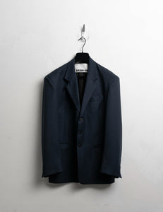 Wool SB Jacket - Navy