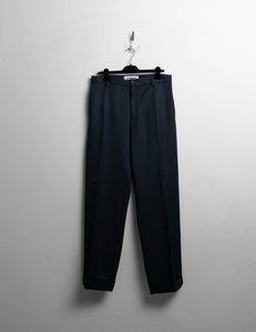 Classic Wool Trousers - Navy