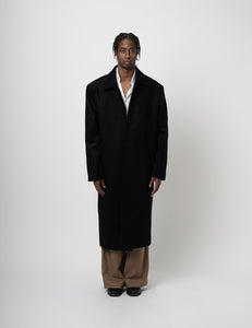 Wool/Cashmere Coat - Black